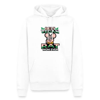 Rat - Men’s Premium Organic Hoodie - white - Front - Nico (187cm)