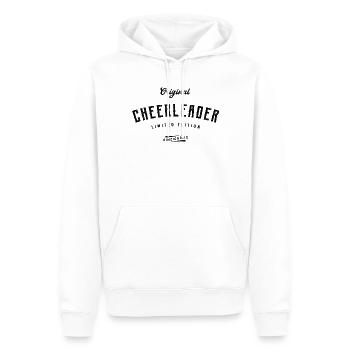 Cheerleader Limited Edition Lustiges Cheerleading - Männer Premium Bio Hoodie - Weiß - Vorne - Nico (187cm)