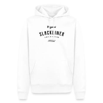 Slackliner Limited Edition Slackline - Männer Premium Bio Hoodie - Weiß - Vorne - Nico (187cm)