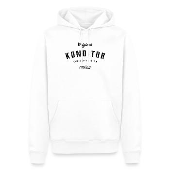 Konditor Limited Edition Konditorei - Männer Premium Bio Hoodie - Weiß - Vorne - Nico (187cm)