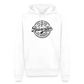 Reiseleiter Original Reiseleitung - Männer Premium Bio Hoodie - Weiß - Vorne - Nico (187cm)