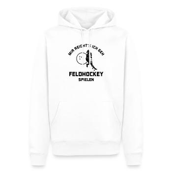 I've had enough to play field hockey Gift - Men’s Premium Organic Hoodie - white - Front - Nico (187cm)