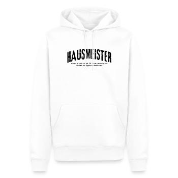 Hausmeister zu sein ist nicht einfach Lustiges - Männer Premium Bio Hoodie - Weiß - Vorne - Nico (187cm)
