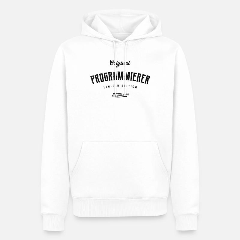 Programmierer Limited Edition - Männer Premium Bio Hoodie - Weiß
