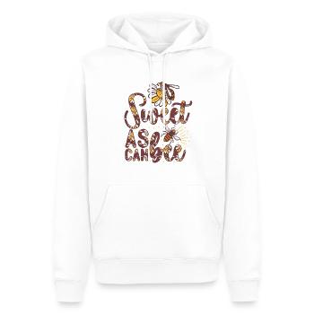 Sweet As Can Bee - Männer Premium Bio Hoodie - Weiß - Vorne - Nico (187cm)