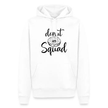 Donut Squad - Sweat à capuche Premium bio Homme - blanc - Devant - Nico (187cm)