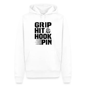 Arm Wrestling - Männer Premium Bio Hoodie - Weiß - Vorne - Nico (187cm)