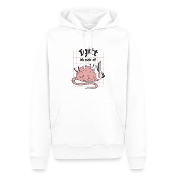 Igitt Menschen Lustiges Spruch T-shirt Opossum - Männer Premium Bio Hoodie - Weiß - Vorne - Nico (187cm)