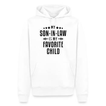 My Son in law Is My Favorite Child - Men’s Premium Organic Hoodie - white - Front - Nico (187cm)