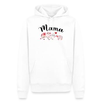 Mothers Day Mama Bear - Men’s Premium Organic Hoodie - white - Front - Nico (187cm)