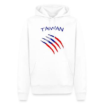 Taiwan - Männer Premium Bio Hoodie - Weiß - Vorne - Nico (187cm)