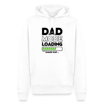 Vatertag - Loading Soon Dad - Männer Premium Bio Hoodie - Weiß - Vorne - Nico (187cm)