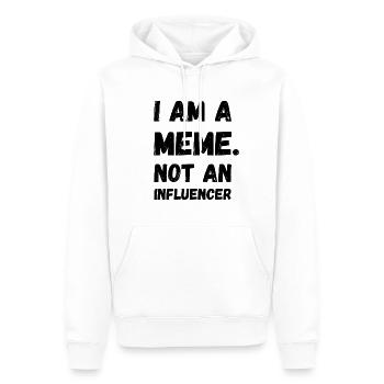 I Am A Meme Not An Influencer Lustige Memes Gamer - Männer Premium Bio Hoodie - Weiß - Vorne - Nico (187cm)