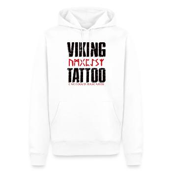 Viking Wikinger Tattoo Inked tattooed - Männer Premium Bio Hoodie - Weiß - Vorne - Nico (187cm)