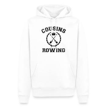 Cousins Rudern TSITP - Männer Premium Bio Hoodie - Weiß - Vorne - Nico (187cm)