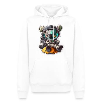 Koalas im Weltraum - Männer Premium Bio Hoodie - Weiß - Vorne - Nico (187cm)