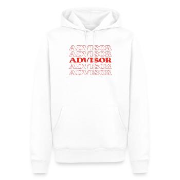 Advisor Instructor Financial Advisor Wertschätzung - Männer Premium Bio Hoodie - Weiß - Vorne - Nico (187cm)