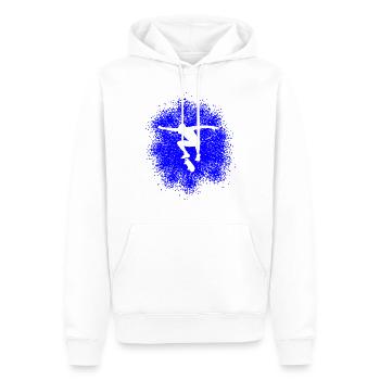 Skater Flip Trick Skateboard - Männer Premium Bio Hoodie - Weiß - Vorne - Nico (187cm)