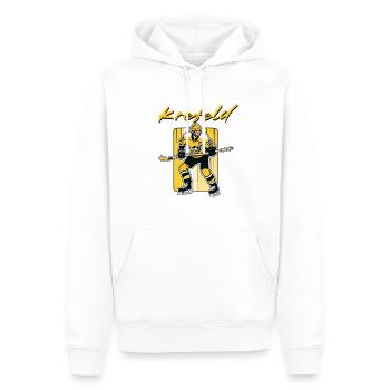 Hockey sur glace de Krefeld - Sweat à capuche Premium bio Homme - blanc - Devant - Nico (187cm)