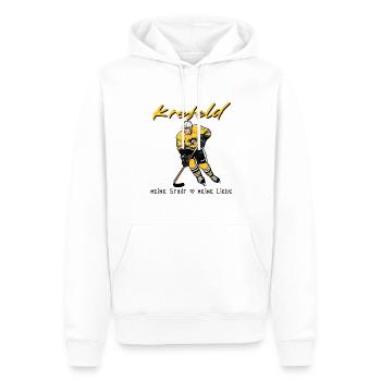 Krefeld - Meine Stadt Meine Liebe Eishockey - Männer Premium Bio Hoodie - Weiß - Vorne - Nico (187cm)