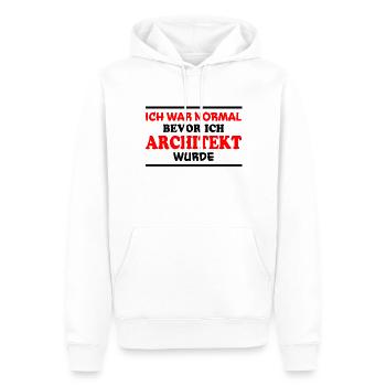 Architekt Spruch Architektur Architekt Geschenk - Männer Premium Bio Hoodie - Weiß - Vorne - Nico (187cm)