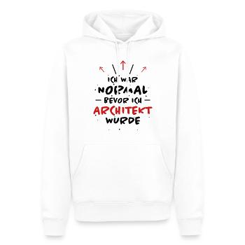 Architekt Spruch Architektur Architekt Geschenk - Männer Premium Bio Hoodie - Weiß - Vorne - Nico (187cm)