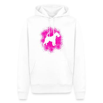 Drahthaar-Foxterrier für Hundeliebhaber - Männer Premium Bio Hoodie - Weiß - Vorne - Nico (187cm)