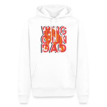 Wing Chun Wing Chun Dad - Men’s Premium Organic Hoodie - white - Front - Nico (187cm)