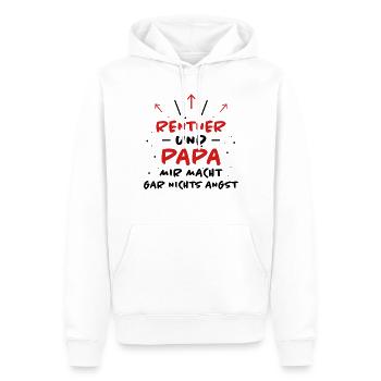 Rentner Spruch Rente Ruhestand Rentner Geschenk - Männer Premium Bio Hoodie - Weiß - Vorne - Nico (187cm)