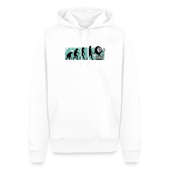 Billard Evolution Snooker - Männer Premium Bio Hoodie - Weiß - Vorne - Nico (187cm)