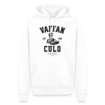 "Vaffanculo Award" - Männer Premium Bio Hoodie - Weiß - Vorne - Nico (187cm)