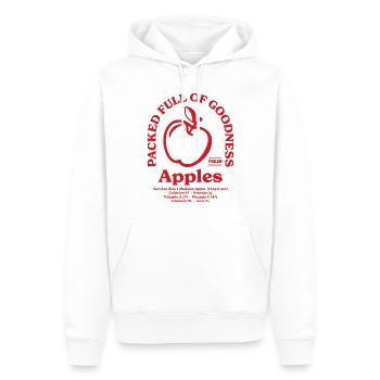 Äpfel Nährwert Rot - Männer Premium Bio Hoodie - Weiß - Vorne - Nico (187cm)