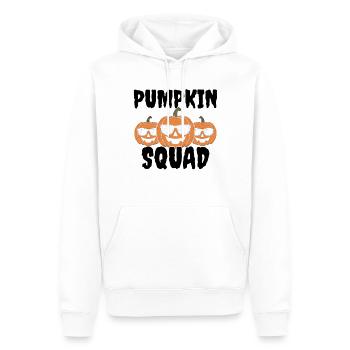 Escouade citrouille - Sweat à capuche Premium bio Homme - blanc - Devant - Nico (187cm)
