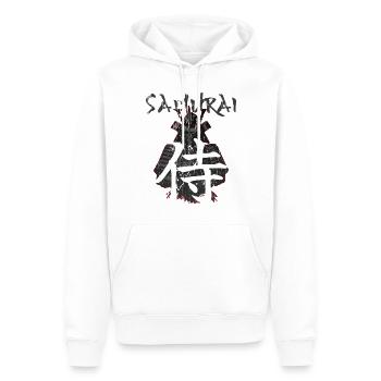 Japan Samurai Japanese Art - Men’s Premium Organic Hoodie - white - Front - Nico (187cm)