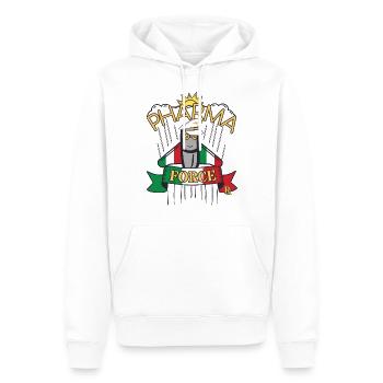 Apotheke Italien Pharma Force - Männer Premium Bio Hoodie - Weiß - Vorne - Nico (187cm)