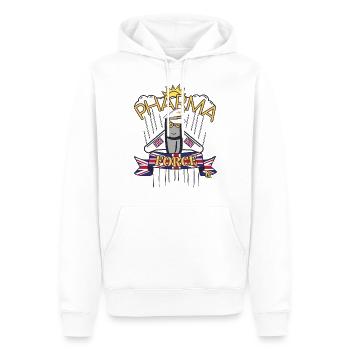 Apotheke UK Pharma Force - Männer Premium Bio Hoodie - Weiß - Vorne - Nico (187cm)