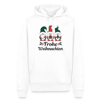 Frohe Weihnachten Gnomes - Männer Premium Bio Hoodie - Weiß - Vorne - Nico (187cm)