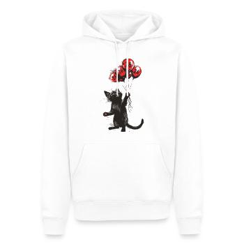 26 Jahre Geschenk 26. Geburtstag Katze - Männer Premium Bio Hoodie - Weiß - Vorne - Nico (187cm)