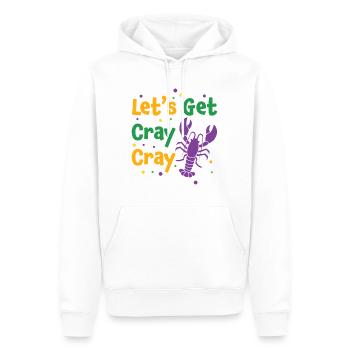 Lass uns Krebse bekommen - Männer Premium Bio Hoodie - Weiß - Vorne - Nico (187cm)