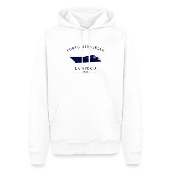 Porto Mirabello Marina La Spezia Yacht Club Italien - Männer Premium Bio Hoodie - Weiß - Vorne - Nico (187cm)