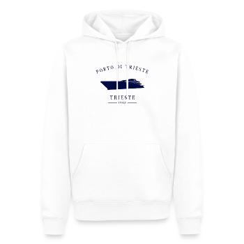 Porto di Trieste Marina Adriatic Sea Yacht Club - Männer Premium Bio Hoodie - Weiß - Vorne - Nico (187cm)
