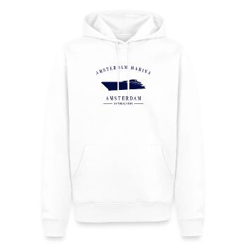 Amsterdam Marina Niederlande Yacht Club Holländisch - Männer Premium Bio Hoodie - Weiß - Vorne - Nico (187cm)