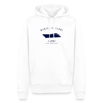 Capri Marina Italien Yacht Club Italienische Riviera - Männer Premium Bio Hoodie - Weiß - Vorne - Nico (187cm)