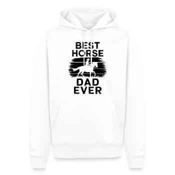 Chevaux Disant Sports Equestres Drôle Cheval Cadeau - Sweat à capuche Premium bio Homme - blanc - Devant - Nico (187cm)