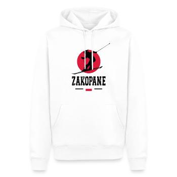 Skigebiet Zakopane Polnisches Gebirge Skifahren Polen - Männer Premium Bio Hoodie - Weiß - Vorne - Nico (187cm)