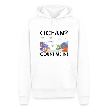 Ocean Zooologist Marine Biologist Marine Marine Biology - Men’s Premium Organic Hoodie - white - Front - Nico (187cm)