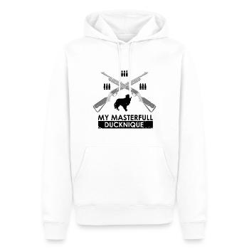 Duck Hunting Duck Hunting Hunter Duck Hunter Duck Hunter Design - Men’s Premium Organic Hoodie - white - Front - Nico (187cm)