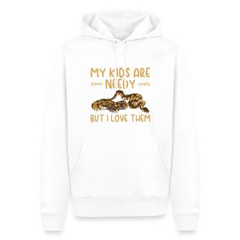 Schlangen Liebhaber | Reptilien Haustier Geschenke - Männer Premium Bio Hoodie - Weiß - Vorne - Nico (187cm)