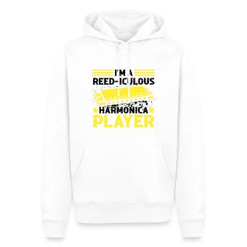 Französische Harfinisten und Harmonikaspieler - Männer Premium Bio Hoodie - Weiß - Vorne - Nico (187cm)
