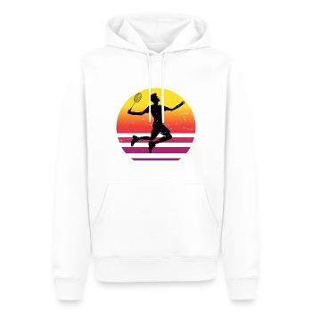 Badminton Women Badminton Players Squash Badminton - Men’s Premium Organic Hoodie - white - Front - Nico (187cm)